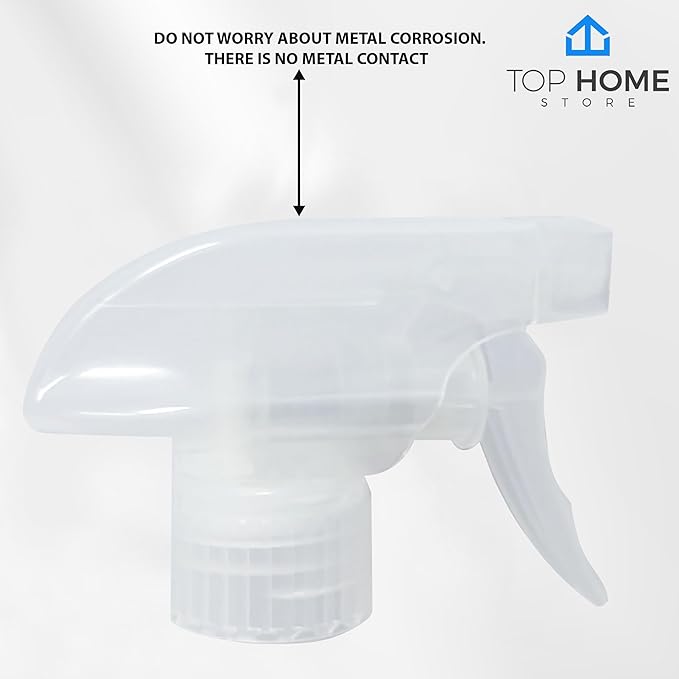 6-Pack Transparent White Trigger Sprayer - Image 7