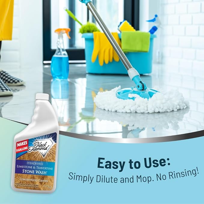 Black Diamond Stoneworks Limestone and Travertine Floor Cleaner: Natural Stone - Image 6