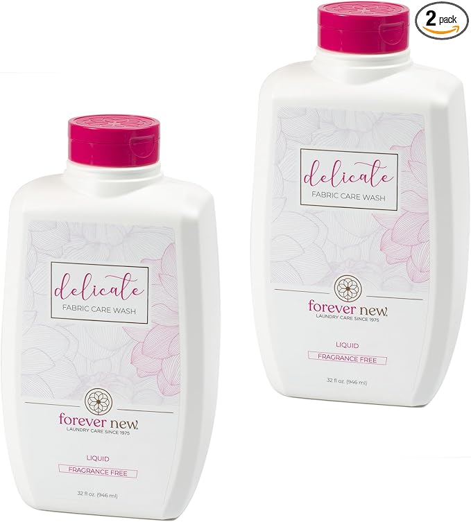 Forever New 32oz Liquid Unscented Fabric Care Wash 2 Pack Natural Laundry by FOREVERNEW