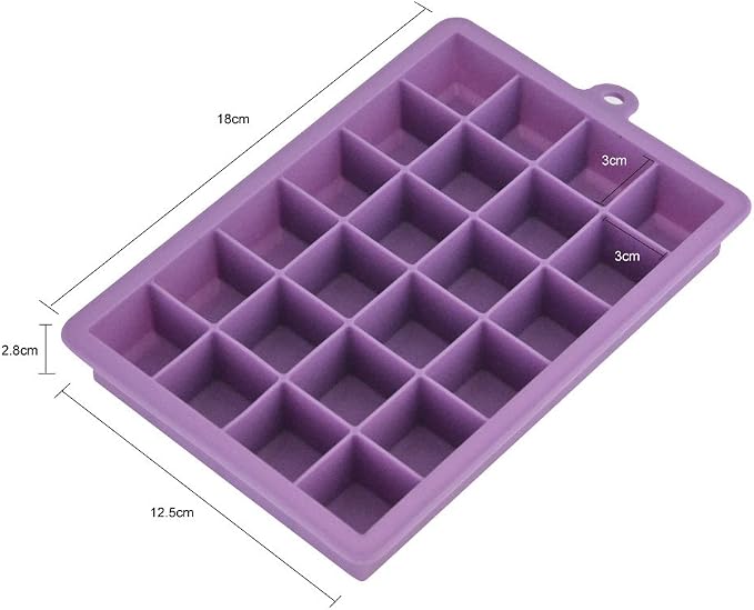 Ice Cube Tray, Silicone Square Ice Trays Easy Release Stackable Ice Cube Mold - Image 7