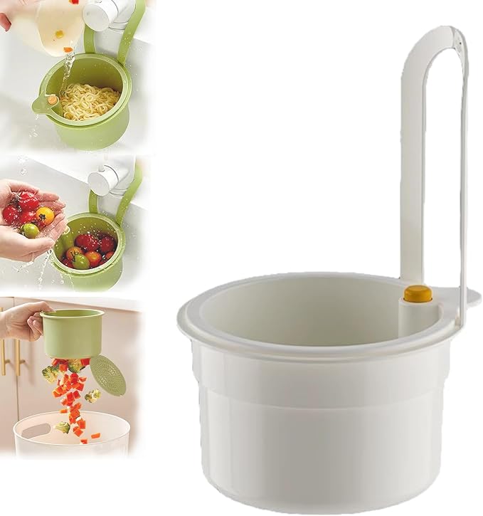 Faucet Hanging Strainer Kitchen Sink Food Waste Catcher Drain Basket, Plastic by Unknown
