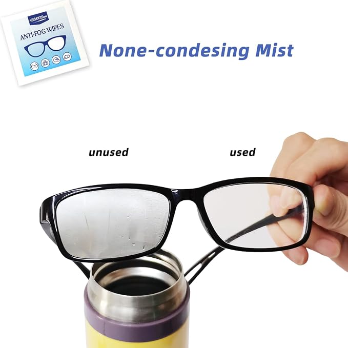 Anti Fog Wipes for Glasses | Pre-Moistened, Quick Dry & Scratch Free for Laptop - Image 5