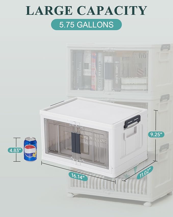 OlarHike 23QT Stackable Storage Bins - Image 6