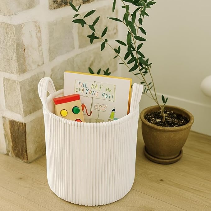 PUTSKA Blanket Basket – Round Storage - Image 7