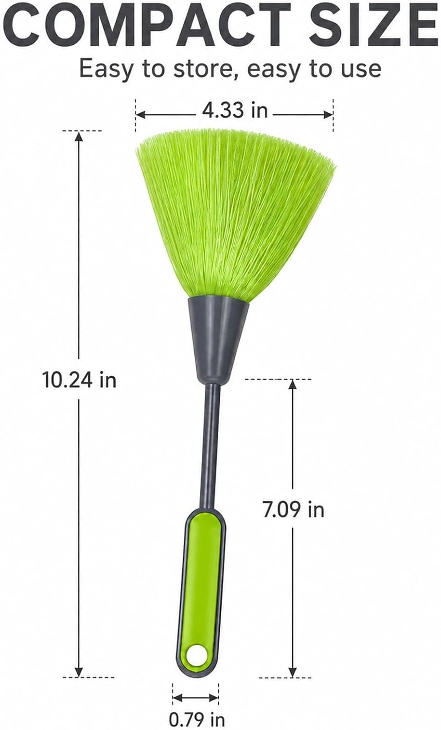Mini Microfiber Duster for Desk and Office Electronics Keyboard Laptop Books Photo Frames Quick Cleaning Tool Lightweight Handy Home Office Travel