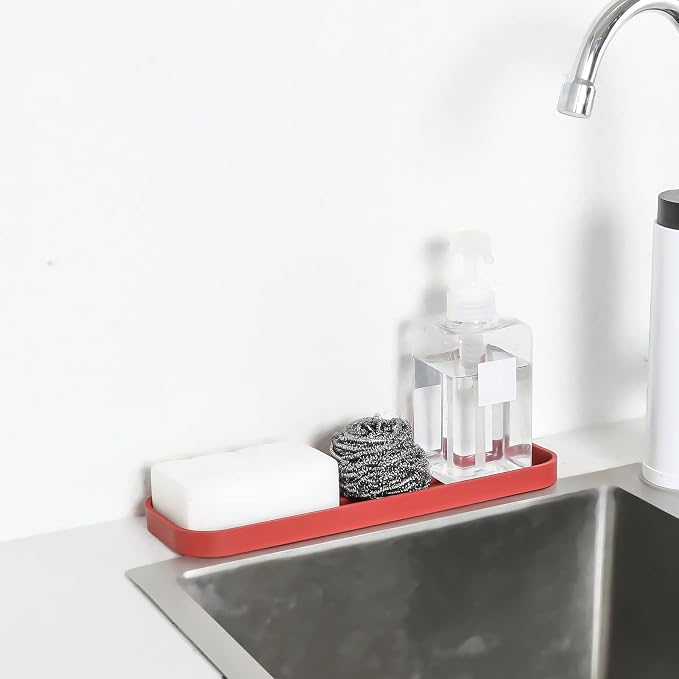 Silicone Kitchen Sink Organizer Tray - Image 9