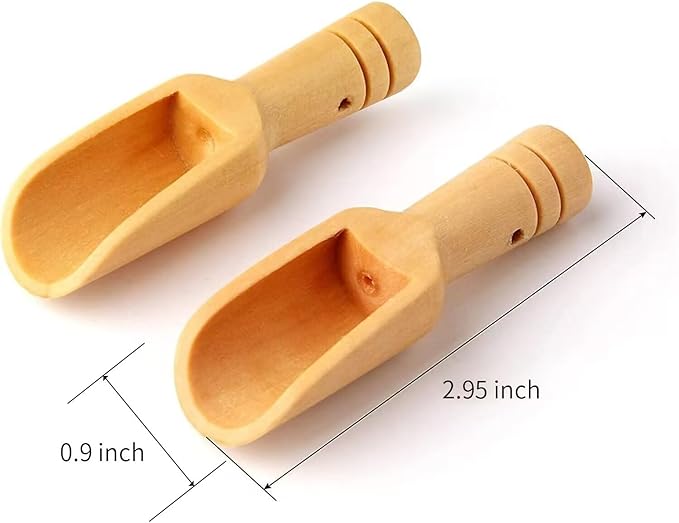 8pcs Mini Wooden Spoons，Mini Bamboo Spoons - Image 2