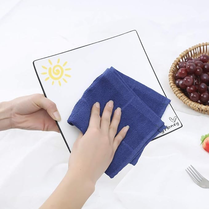 Glynniss Dishcloths Kitchen Highly Absorbent Dish Rags 100% Cotton Dish Cloths - Image 3