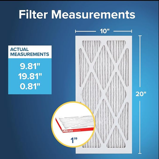 Filtrete 10x20x1 AC Furnace Air Filter, MERV 11, MPR 1000, Micro Allergen - Image 2