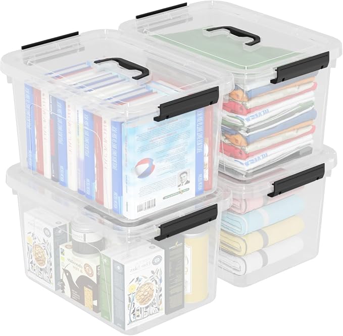 18 L Clear Latch Storage Bins - Image 7