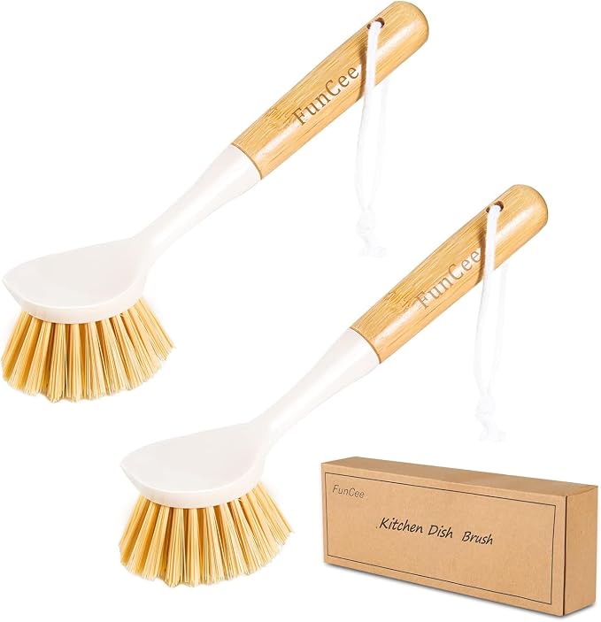 2 Pack Kitchen Dish Brushes by FunCee