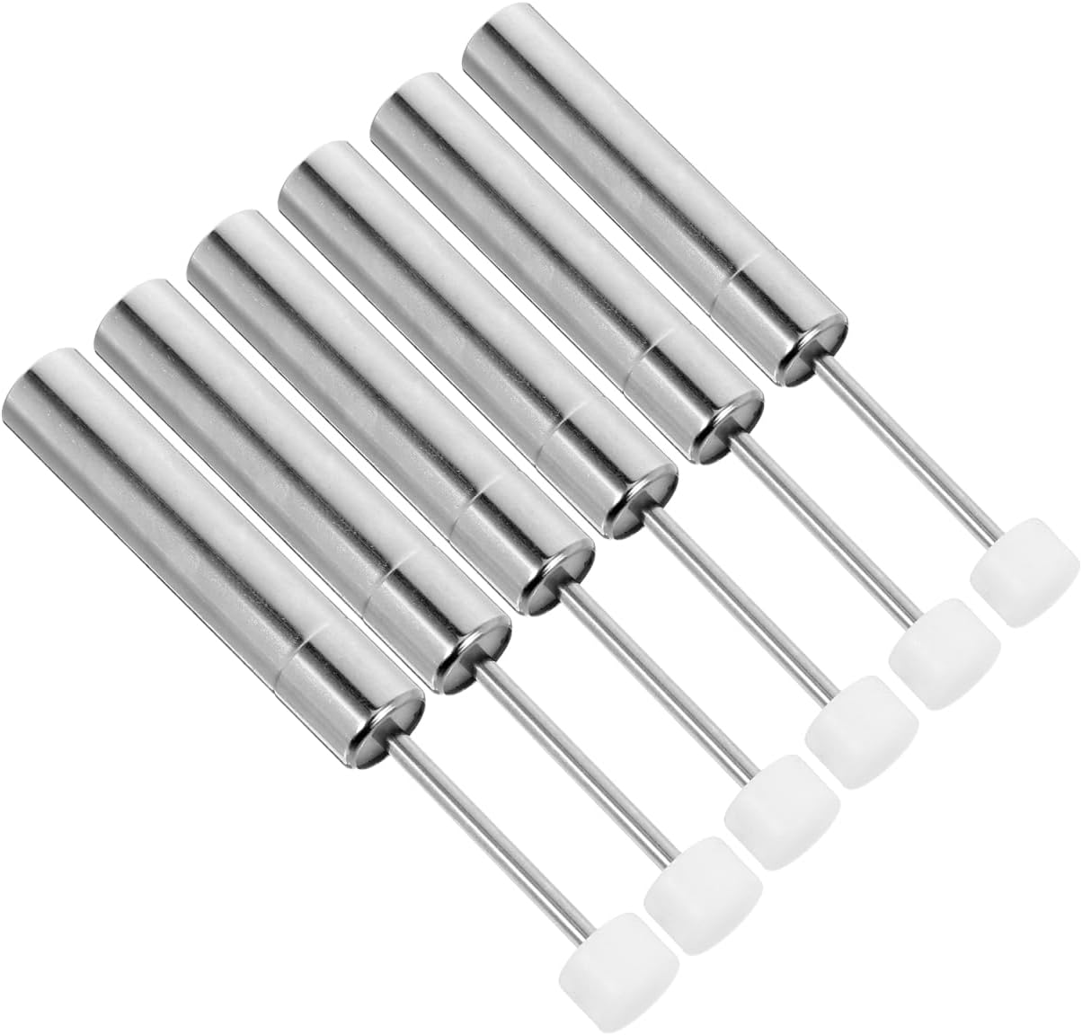 PRETYZOOM 6pcs Trash Can Lid Support Hinge Soft-Close Damper Piston Trash Can Damper Replacement for Kitchen Office Quiet Environments