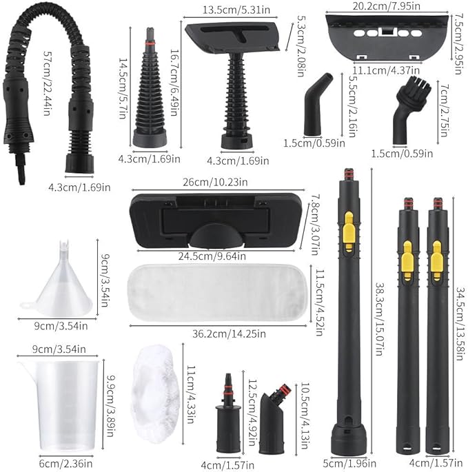 Steam Cleaner, Pressurized Handheld Mop Steam Cleaner - Image 9
