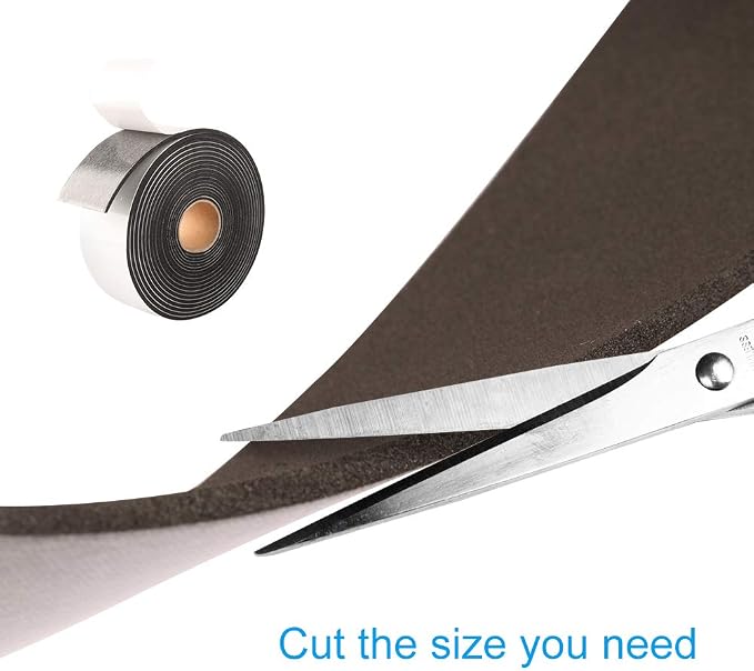 High Density Foam Tape, 2 Inch Wide x 1/8 Inch Thick Door Insulation Tape - Image 5