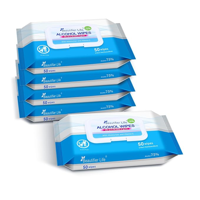 75% Alcohol Wet Hand Sanitizing Wipes - Image 9