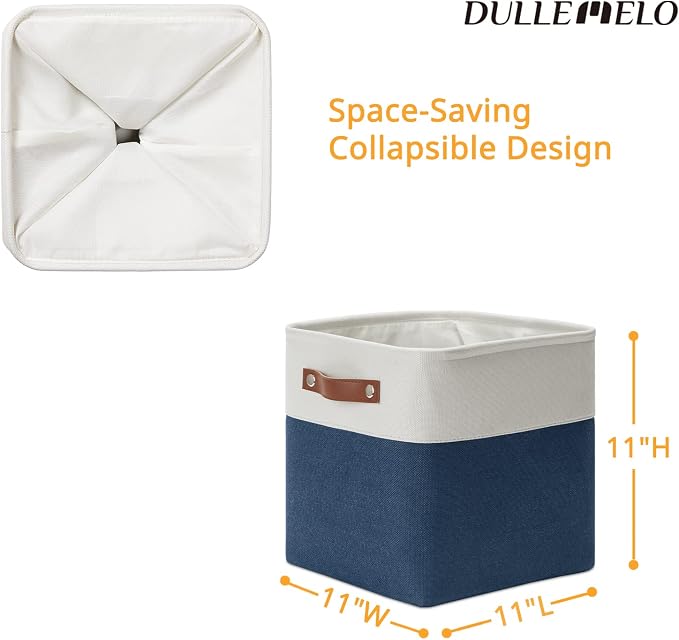 DULLEMELO [Set of 4 Storage Cubes Baskets - Image 2