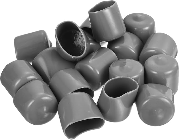 uxcell 20pcs Rubber End Caps Protective Caps 26mm ID Vinyl PVC Round Tube Bolt - Image 4