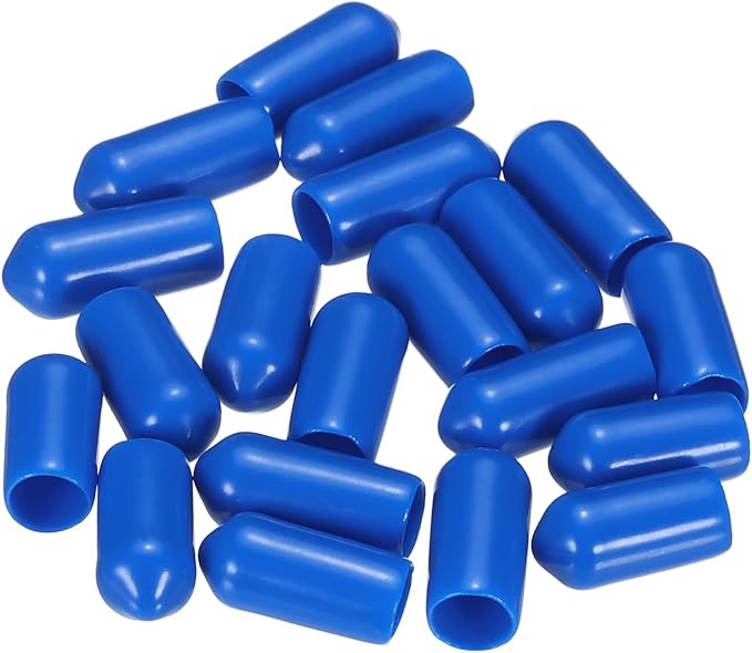 uxcell 20pcs Rubber End Caps 6.5mm ID Vinyl PVC Round Tube Bolt Cap Cover Screw - Image 4