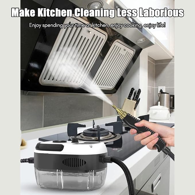 Decdeal Steam Cleaner - 2500W High Temperature Pressurized Handheld Steam - Image 2