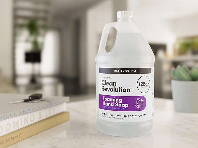 Clean Revolution Foaming Hand Soap Refill Supply Container. Ready to Use - Image 3