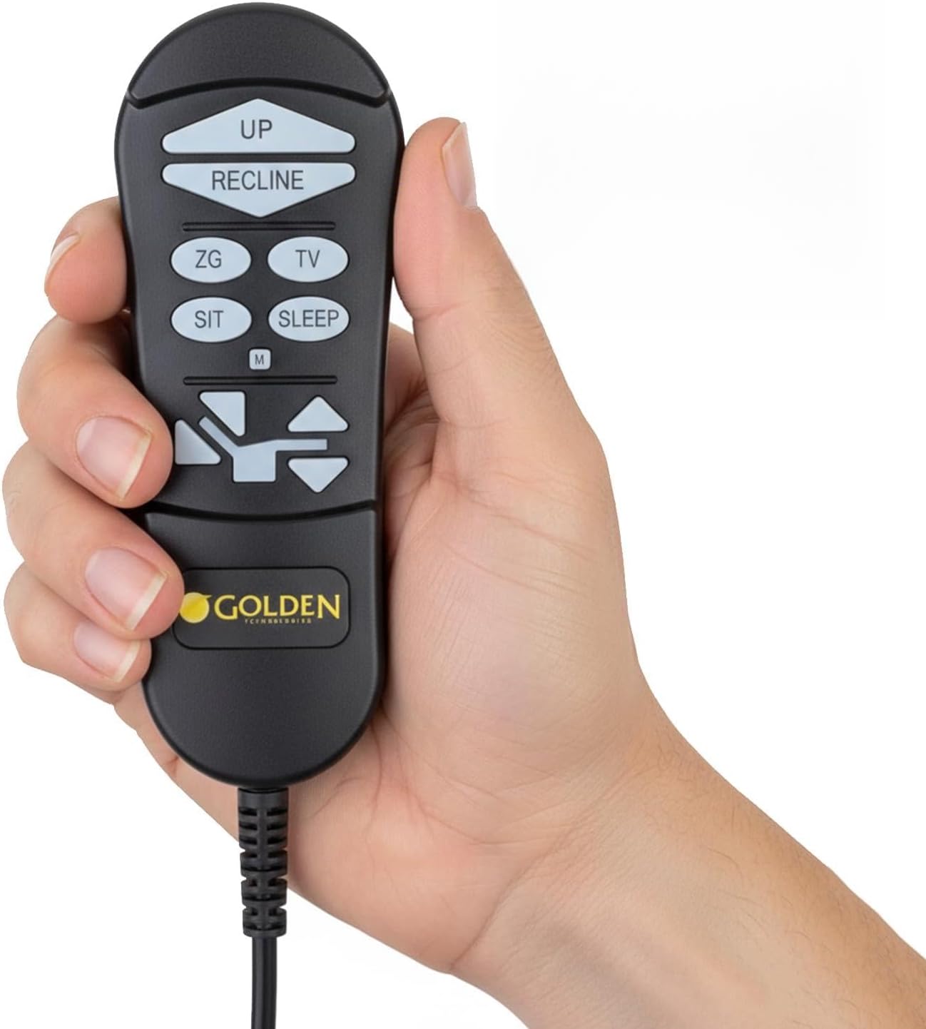 AlveyTech AutoDrive 3.0 7-Pin Hand Control for MaxiComfort Lift Chairs - Golden Technologies Lift Chair Remote Control - Backlit Recliner Remote Replacement with PR-505, PR-508, PR-510, PR-756