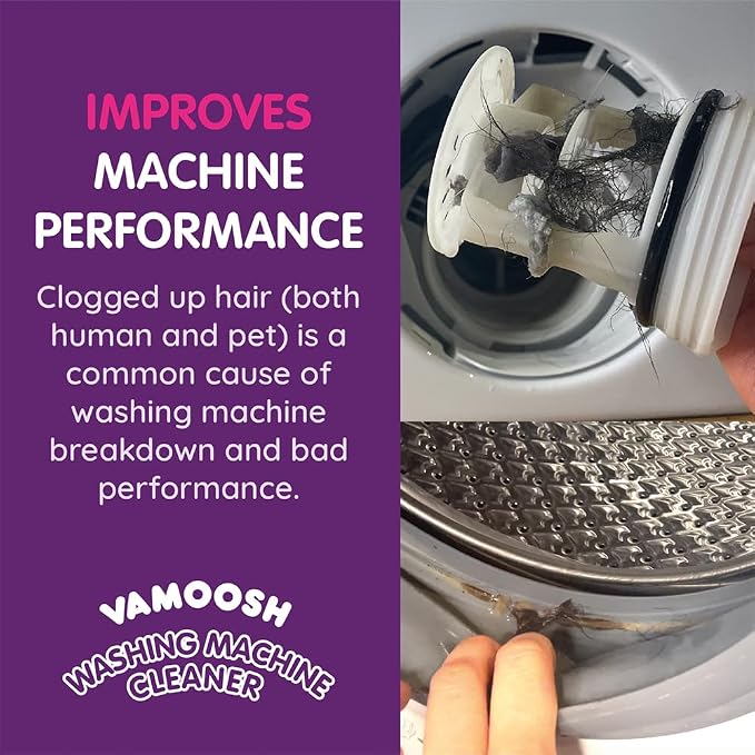 Vamoosh 6-in-1 Washing Machine Cleaner | Patented Pet Hair Dissolving - Image 6