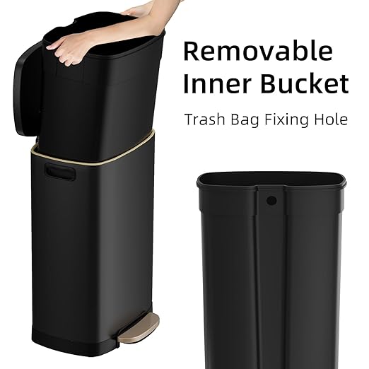 KUK 13 Gallon Kitchen Trash Can - Image 4