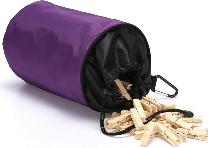 Clothespins Bag Hanging Clothesline Peg Organizer Storage Bags, Dust-Proof - Image 5