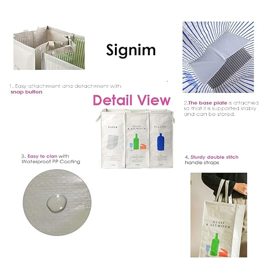 216 Separate Recycling Waste Bin Bags - Image 2
