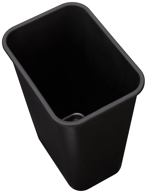 Amazon Basics Trash Can, Rectangular Commercial Office Wastebasket, 10 Gallon - Image 5
