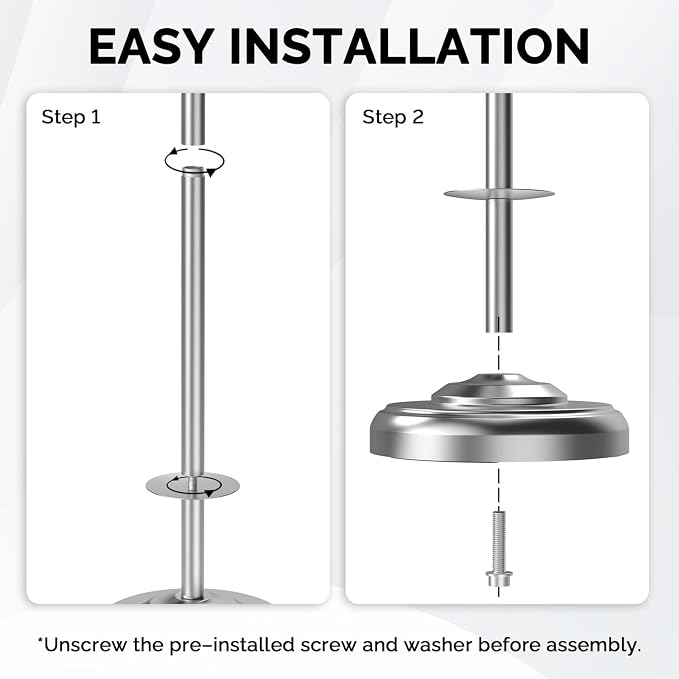 Toilet Paper Holder Stand with Storage – 4 Extra Rolls –Brushed Nickel Toilet - Image 7