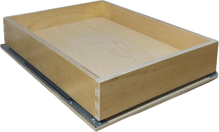 SlidingSusan Pull Out Drawer for Cabinets 14" W x 18" D 9 Ply Baltic Birch