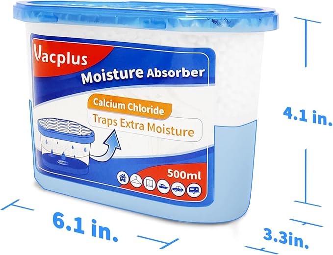 Vacplus Moisture Absorbers 16 Pack, 10.5 Oz, Humidity Absorber Boxes Attracts - Image 5