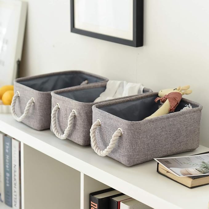 TheWarmHome Foldable Small Storage Baskets - Image 2