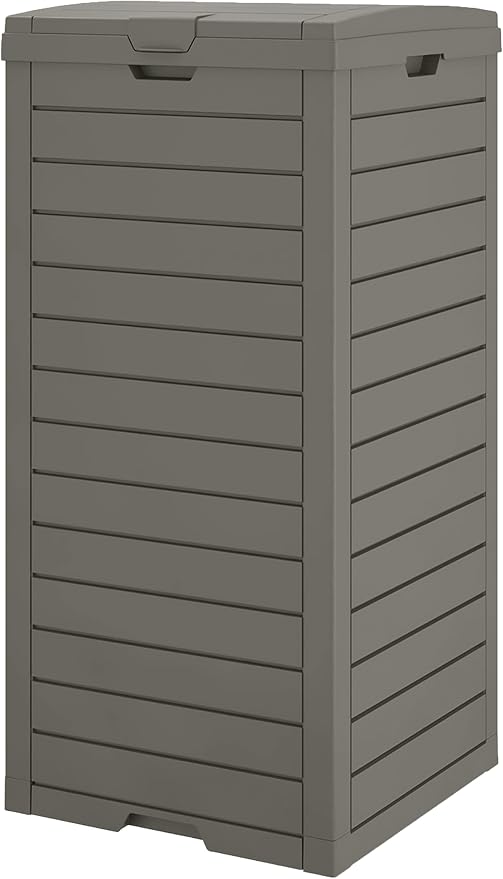 Outdoor Trash Can, 31 Gallon Garbage Can by LHBGO