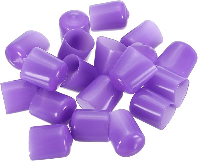 uxcell 20pcs Rubber End Caps 16mm ID Vinyl PVC Round Tube Bolt Cap Cover Screw - Image 4