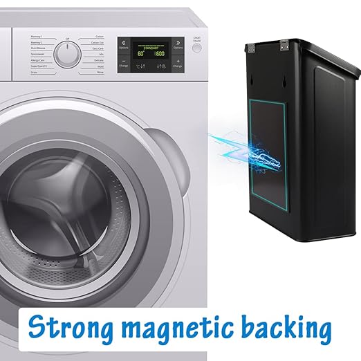 Picowe Magnetic Laundry Storage, Large Metal Lint Holder Bin - Image 7