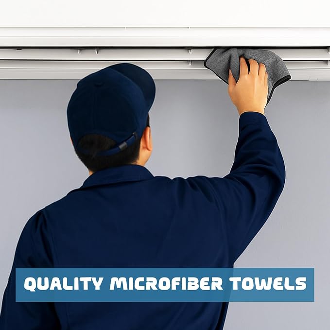 Tallew 50 Pcs Microfiber Towels 16 Inch x 16 Inch Microfiber Cloth Car Drying - Image 6
