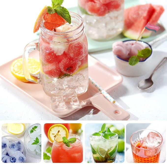 Ice Cube Tray, 3 Pack Silicone Ice Tray Easy-Release Flexible 15 Ice Cube Molds - Image 9