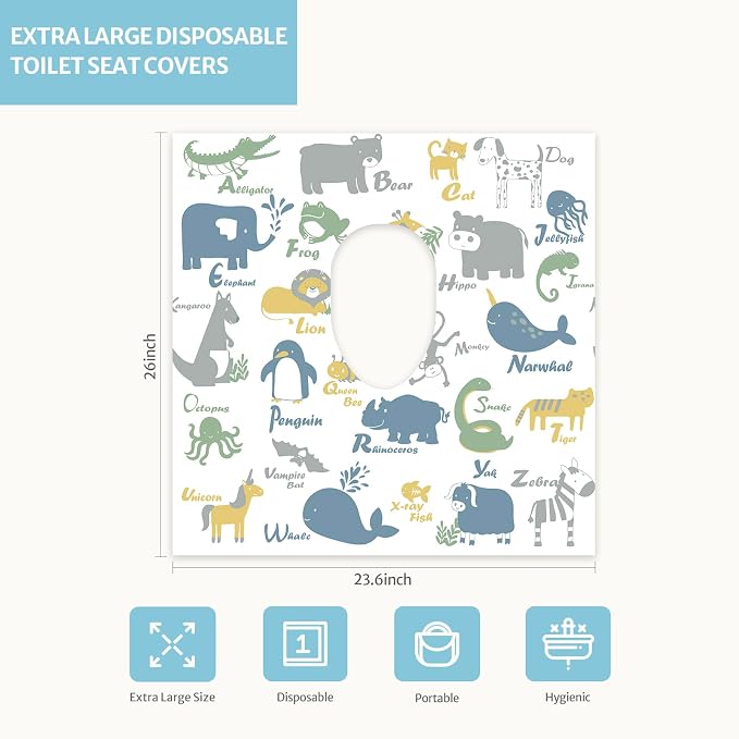 Blissful Diary 30 Pcs Toilet Seat Covers Disposable - Image 2