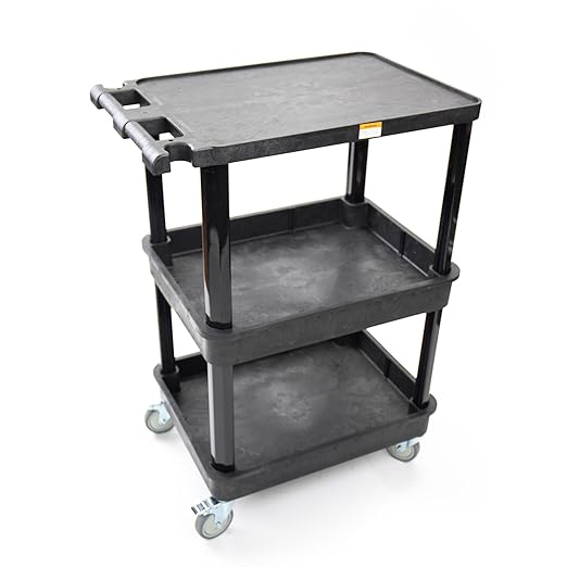 Pearington 3-Shelf Multipurpose Mobile Utility Cart by Pearington