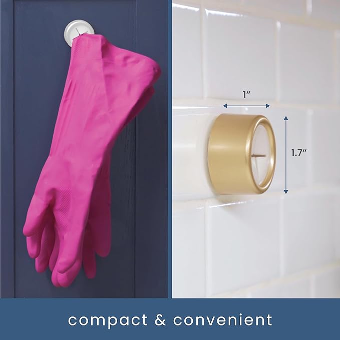 S&T INC. Round Adhesive Push Towel Hooks - Image 6