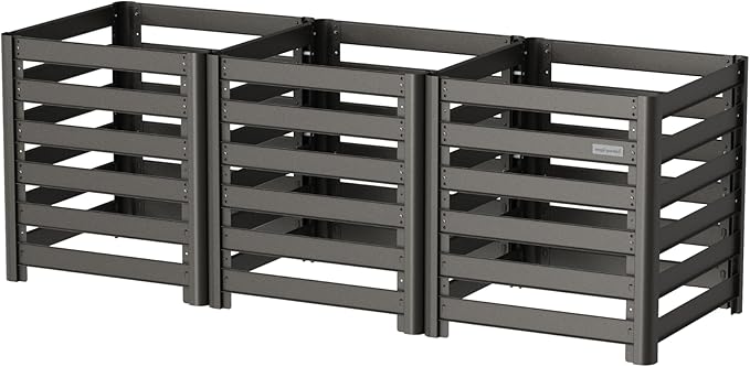 Vego Garden 32" Tall Modular Compost Bin 90" x 30" x 32" by VegoGarden