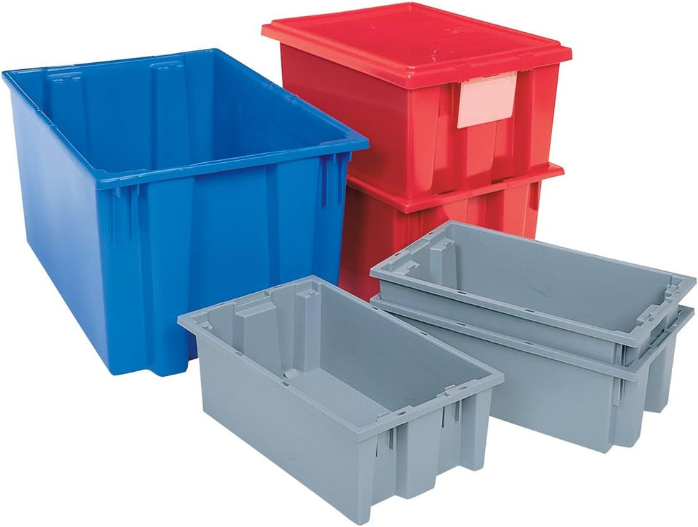 Akro-Mils 35190 Nest and Stack Plastic Storage Container and Distribution Tot...