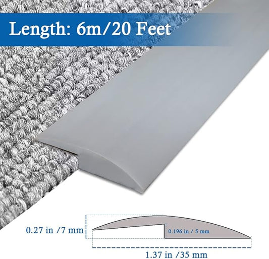 Floor Transition Strip Self Adhesive Carpet & Flooring Transitions Edging Trim - Image 2