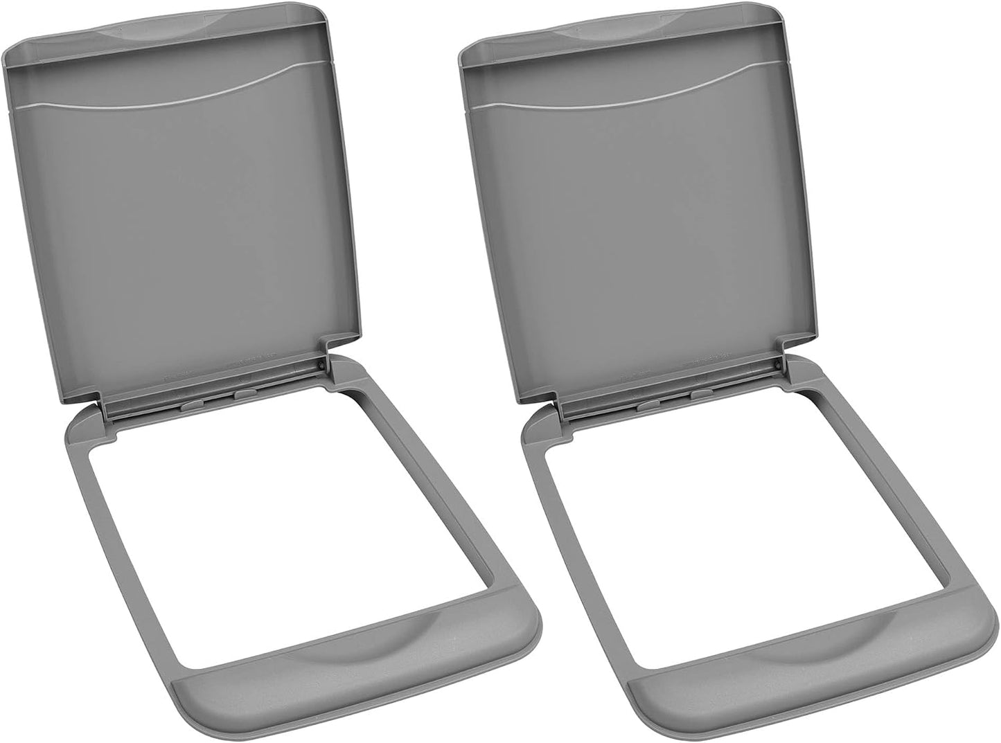 Rev-A-Shelf 35 Qt Under Sink Garbage Can Lid for Base Kitchen and Bathroom Cabinet, Replacement Plastic Trash Bin Lid Only, RV-35-LID-17-1-40 (2 Pack)