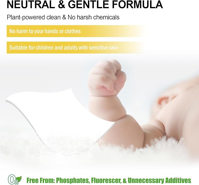 Laundry Detergent Sheets, Biodegradable Plastic Free Liquidless Laundry Sheets - Image 3