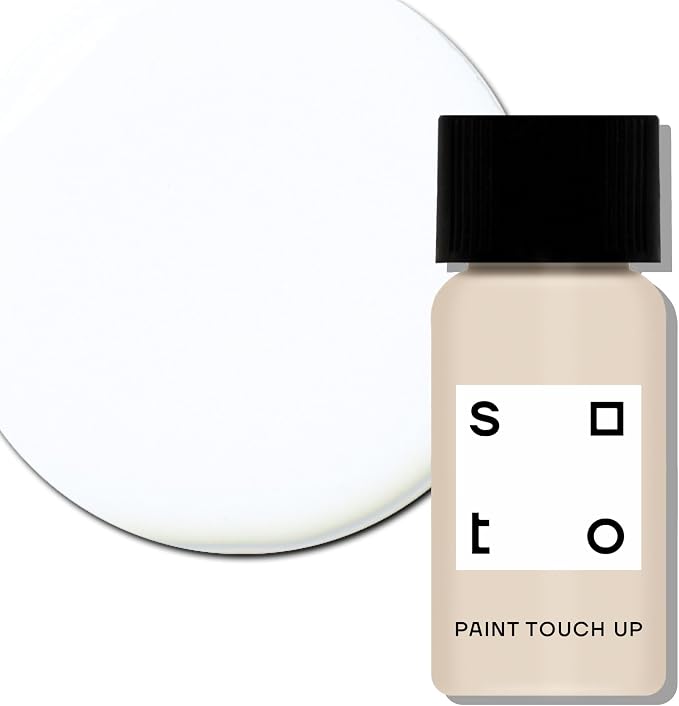 soto White Paint Touch Up, Matte Finish — 10 Milliliters of Scratch Repair by soto
