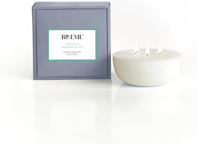 New BLUEME Wellness Candle Wax Refill, Contains Essential Oil, Sustainable by BluemeFragrances