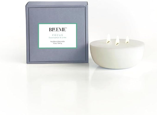 New BLUEME Wellness Candle Wax Refill, Contains Essential Oil, Sustainable by BluemeFragrances